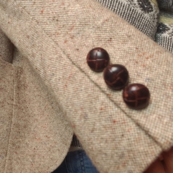 Vintage Tweed Collared Blazer Button Up - Picture 13 of 15